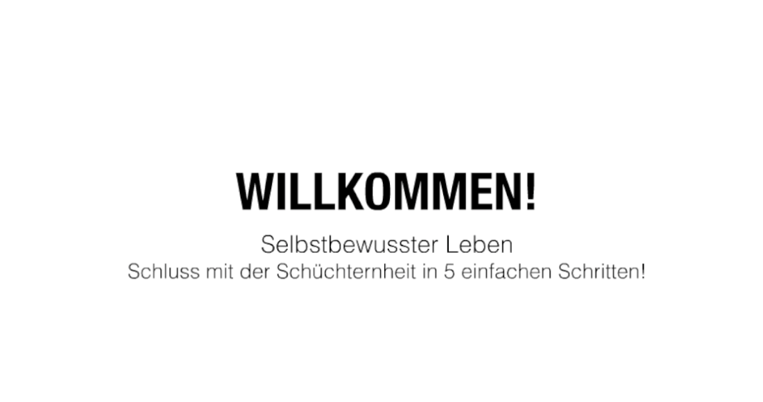 Webinar Selbstbewusst Leben Webinar Selbstbewusst Leben