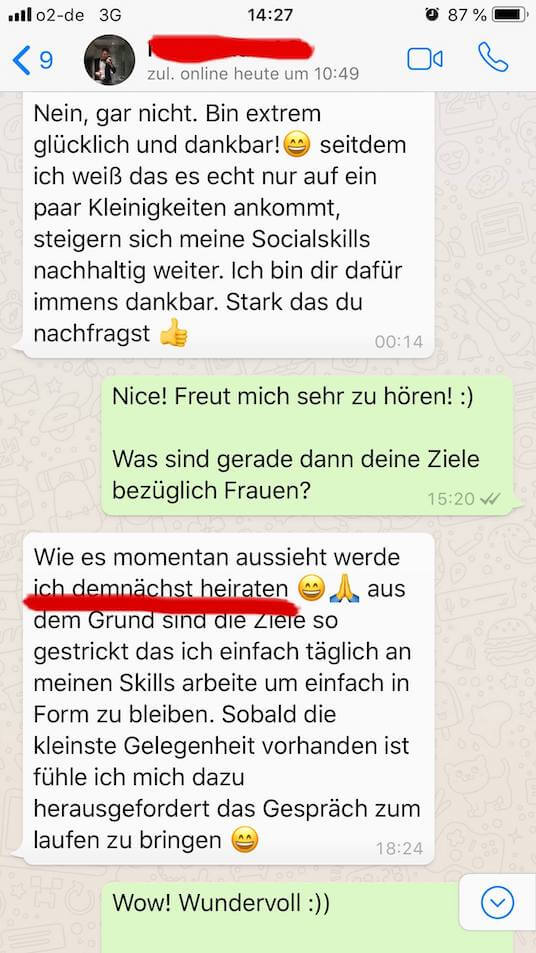 Klient heiratet