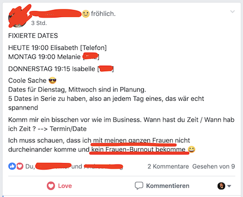 5 Dates in 5 Tagen - Frauenburnout